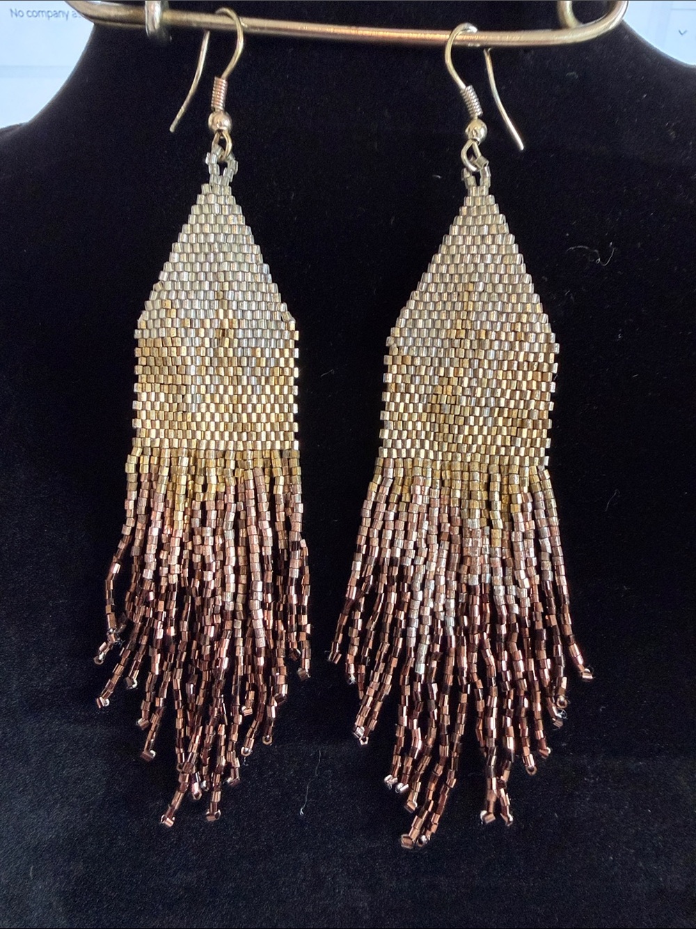 Women’s Boho Seed Bead Glass Earrings